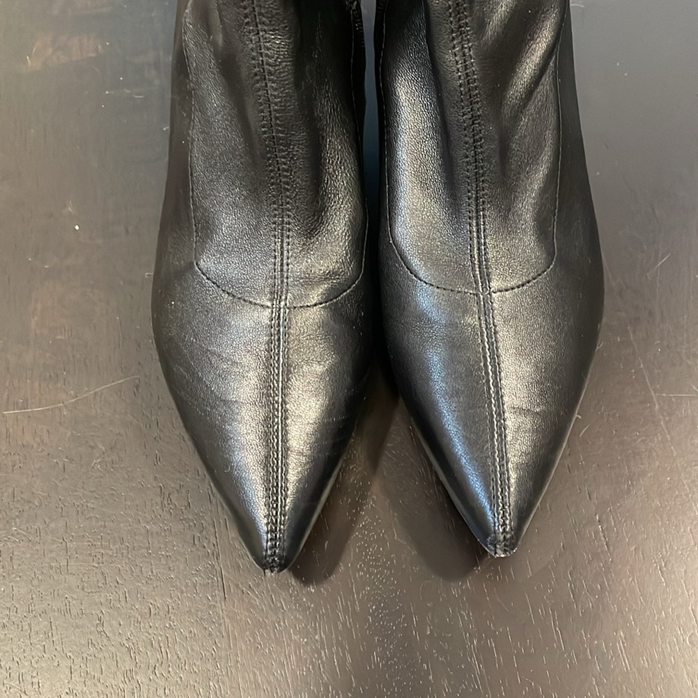 Veronica Beard Black Ankle Boots - Picture 3 of 7